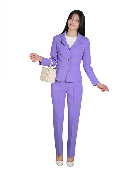 Set Bộ Vest Nữ Dài Màu Tím Set Bộ Vest Nữ Dài Màu Tím